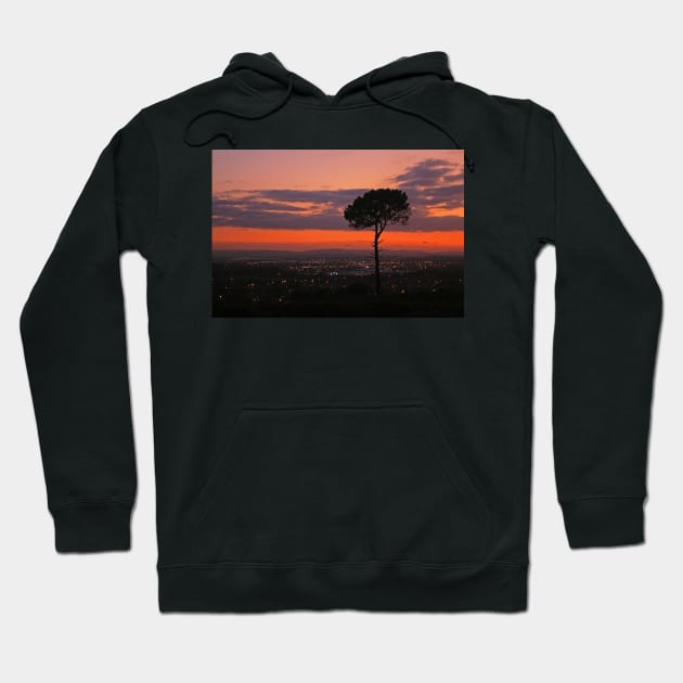 Poole & Purbeck Sunset Hoodie by RedHillDigital